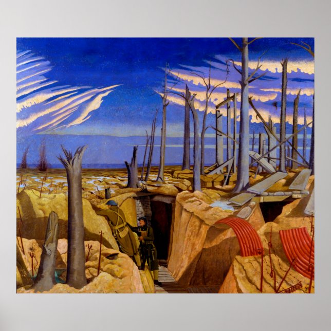 Oppy Wood by John Nash (1917) Poster (Front)