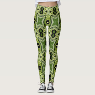 Optic Burst Green Mirage Leggings