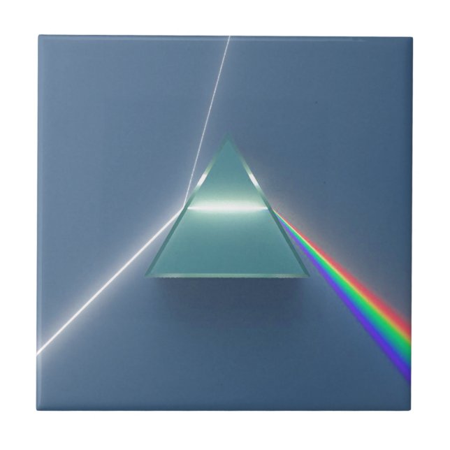 Optic Prism Refracting and Reflecting Light Tile (Front)