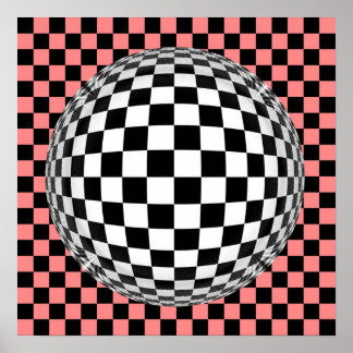 Optical art poster
