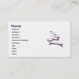 Optical Business Card