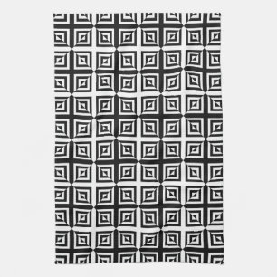 optical diamonds kitchen towel