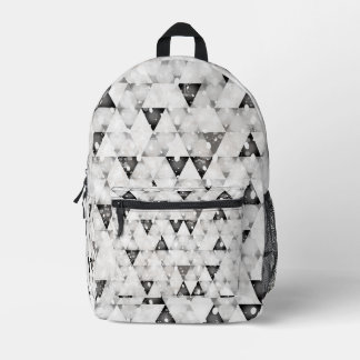 Optical I Printed Backpack