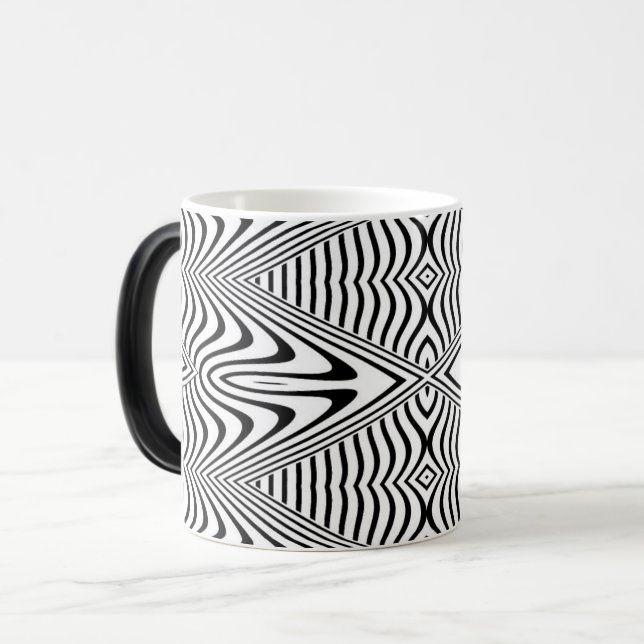 Optical Illusion 13 Abstract Design Magic Mug (Front Left)