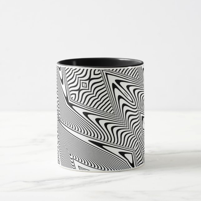 Optical Illusion 14 Abstract Design Mug (Center)