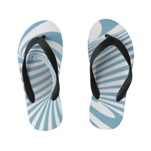 Optical illusion 3 kid's jandals