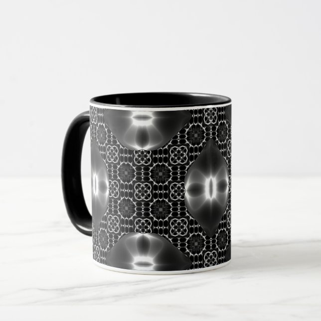 Optical Illusion 5 Abstract Design Mug (Front Left)