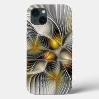 Optical Illusion Abstract 3D Fractal With Depth