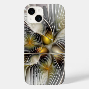Optical Illusion Abstract 3D Fractal With Depth Case-Mate iPhone 14 Case