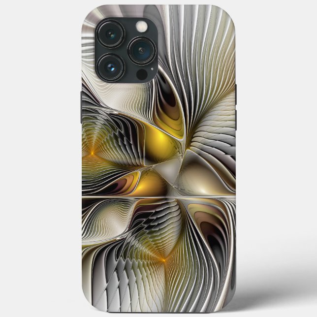 Optical Illusion Abstract 3D Fractal With Depth Case-Mate iPhone Case (Back)