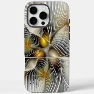 Optical Illusion Abstract 3D Fractal With Depth iPhone 16 Pro Max Case