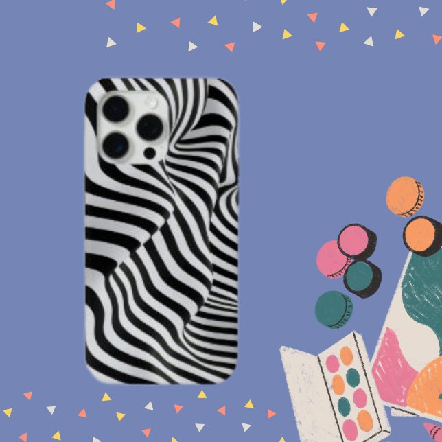 Optical Illusion Abstract Art iPhone Case (Creator Uploaded)