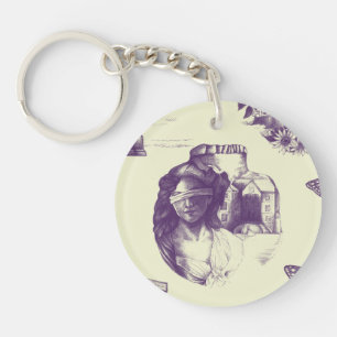 Optical Illusion Acrylic Keychain
