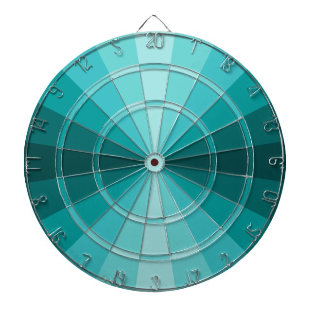 Optical Illusion Aqua Dart Board (Front)