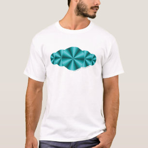 Optical Illusion Aqua Men's Light Shirt