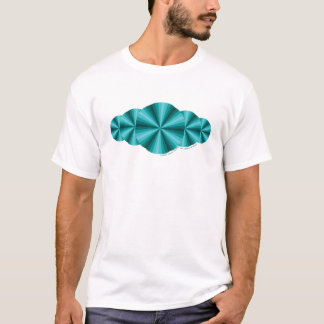 Optical Illusion Aqua Men's Light Shirt