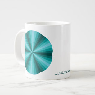 Optical Illusion Aqua Speciality Mug