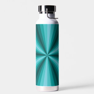 Optical Illusion Aqua Water Bottle