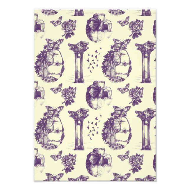 Optical Illusion Art Print (Front)