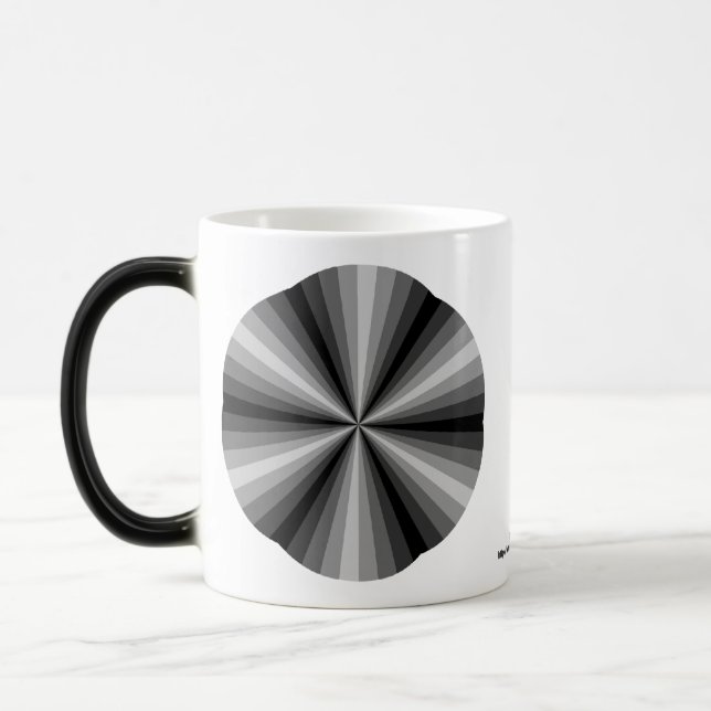 Optical Illusion Black Mug (Left)
