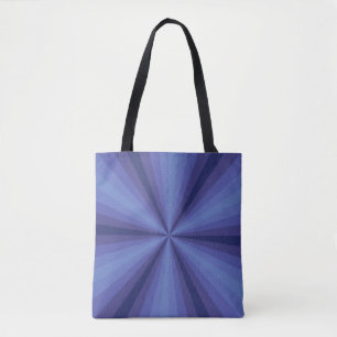 Optical Illusion Blue All-Over-Print Bag