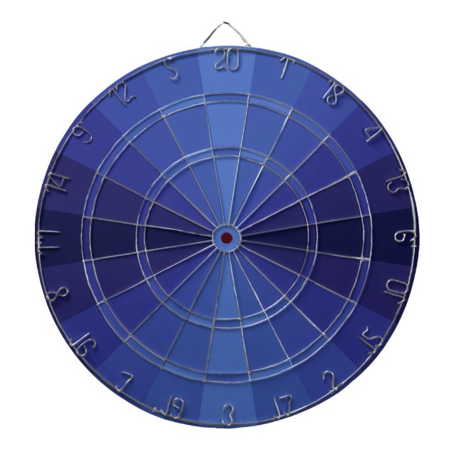 Optical Illusion Blue Dart Board (Front)