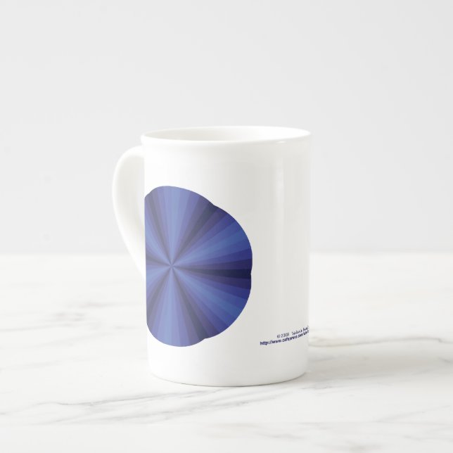 Optical Illusion Blue Speciality Mug (Front Left)