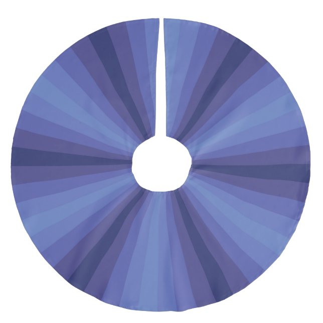 Optical Illusion Blue Tree Skirt (Front)