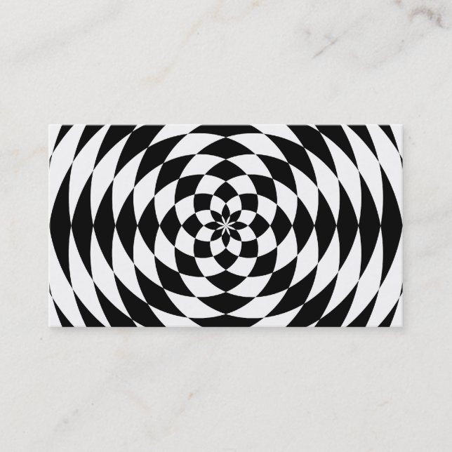 Optical Illusion Business Card (Front)