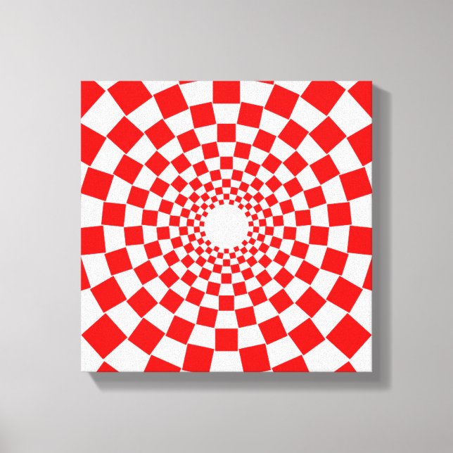 OPTICAL ILLUSION CANVAS PRINT (Front)