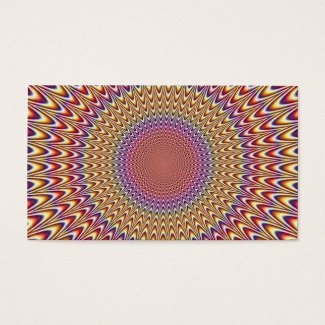 Optical Illusion Circle Expand Spiral Rainbow (Front)