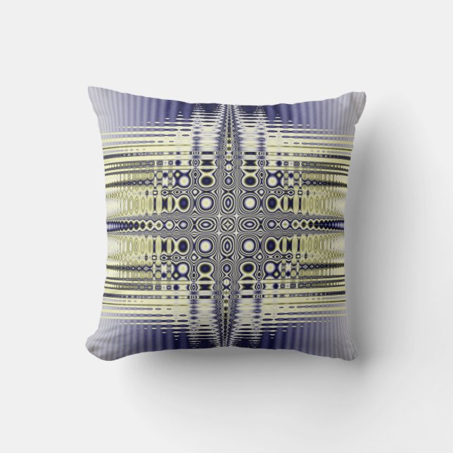 Optical Illusion Fractal Cushion (Front)