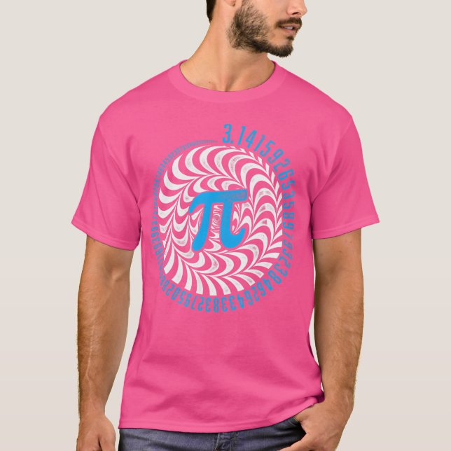 Optical Illusion Geometry Pi Math Science Stem 3 1 T-Shirt (Front)