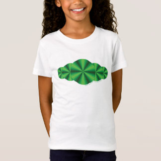 Optical Illusion Green Kid's and Baby Light Shirt