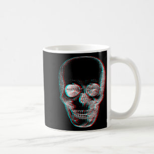 Optical Illusion Halloween Skeleton Skull  Coffee Mug
