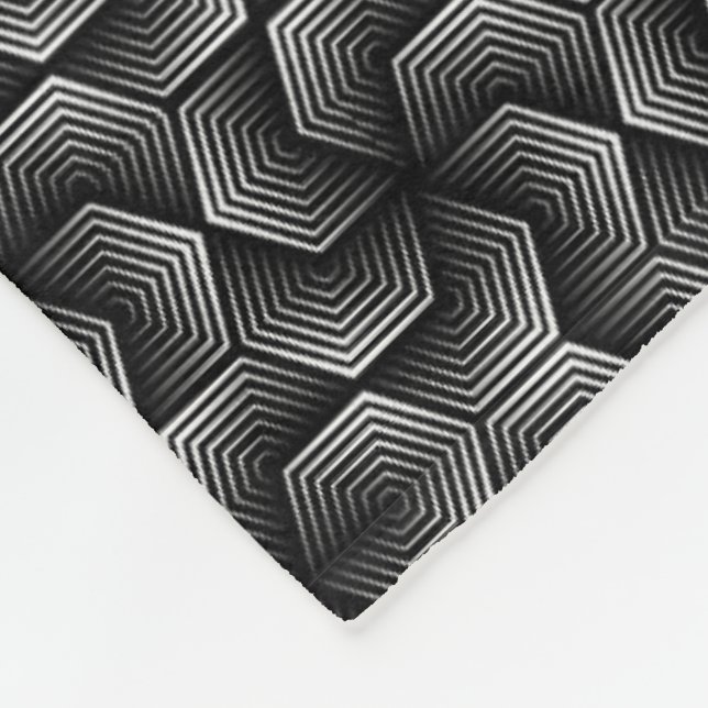 Optical Illusion Hexagon Blanket (Corner)