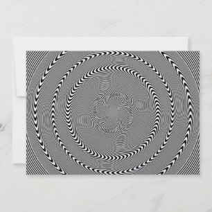 Optical Illusion - Hypnosis made easy Invitation