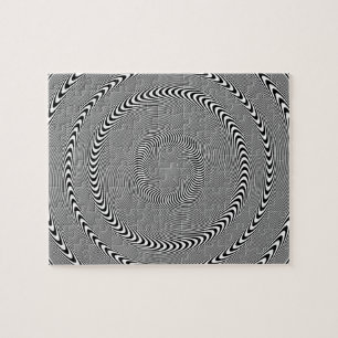 Optical Illusion - Hypnosis made easy Jigsaw Puzzle