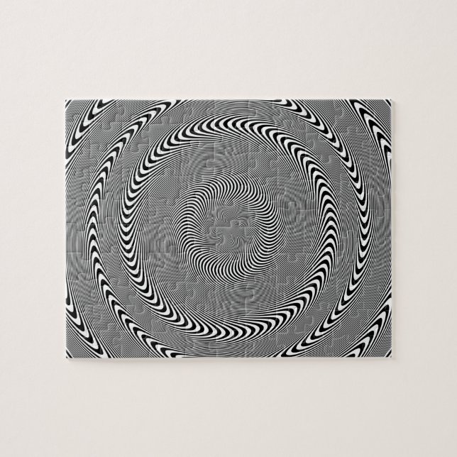 Optical Illusion - Hypnosis made easy Jigsaw Puzzle (Horizontal)