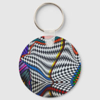 Optical Illusion Keychain