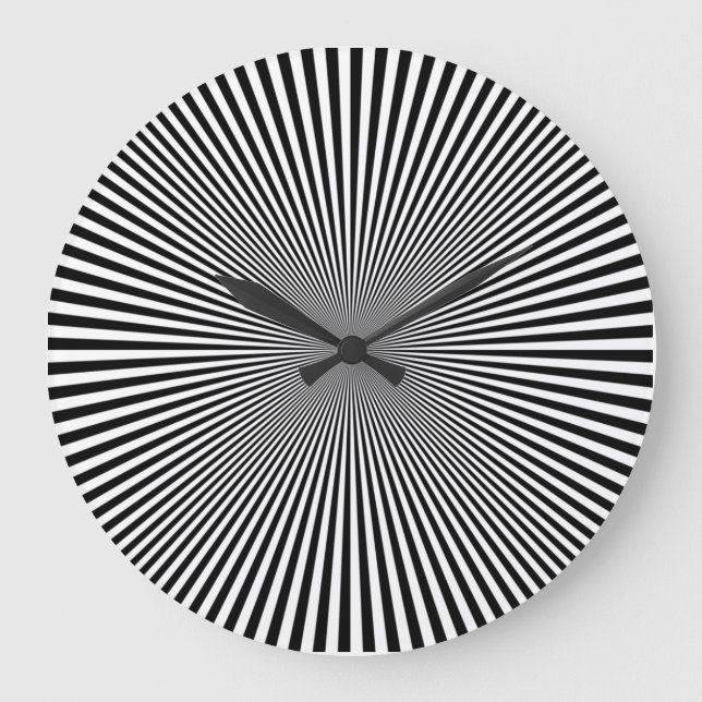 optical-illusion large clock (Front)