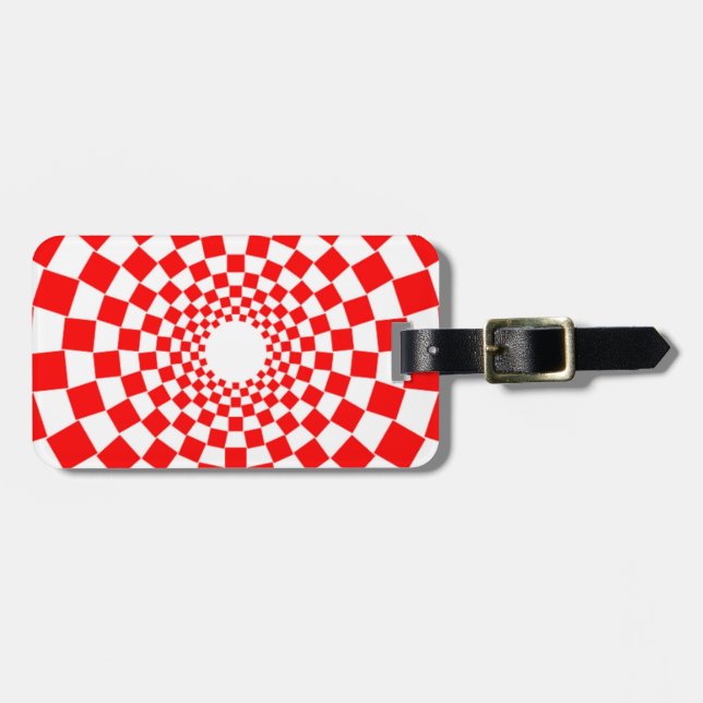 OPTICAL ILLUSION LUGGAGE TAG (Front Horizontal)