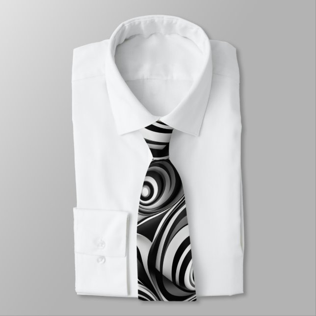 Optical Illusion Neck Tie (Tied)