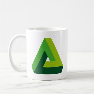 Optical illusion office mug