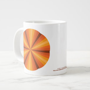 Optical Illusion Orange Speciality Mug