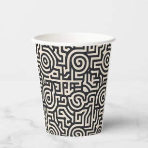 Optical illusion paper cups