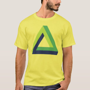 Optical illusion: penrose triangle T-Shirt
