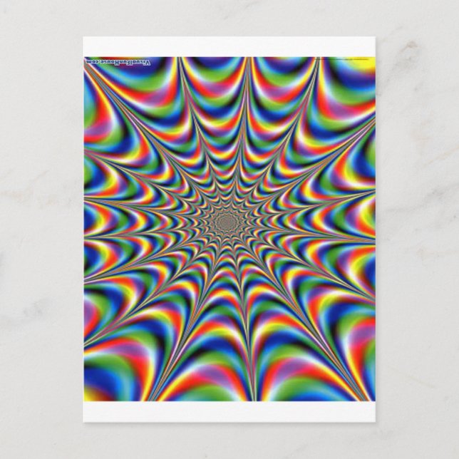 OPTICAL ILLUSION POSTCARD (Front)