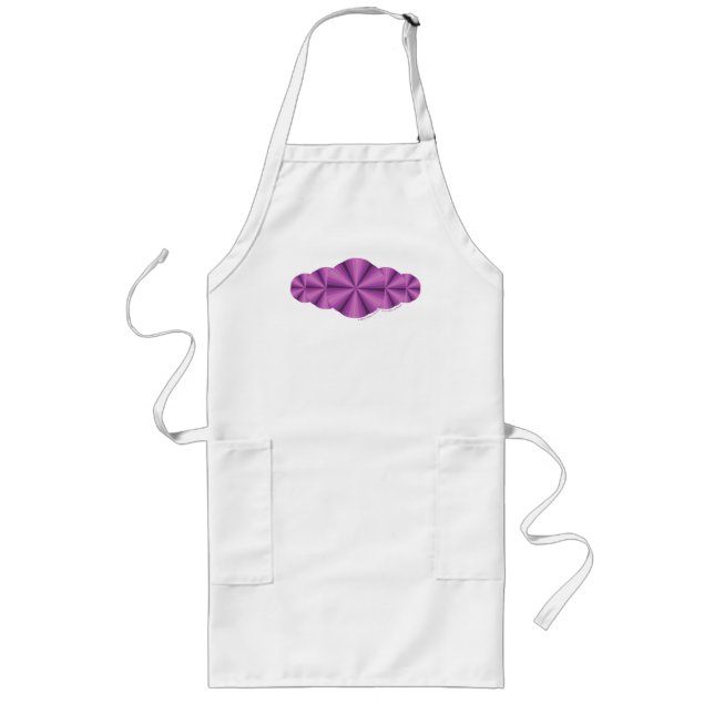 Optical Illusion Purple Apron (Front)