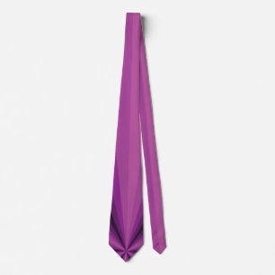 Optical Illusion Purple Men's Neck Tie